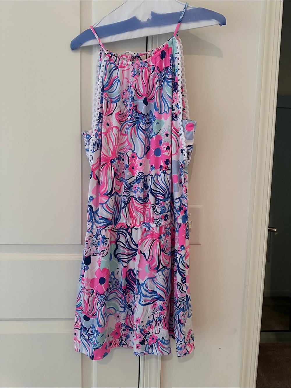 Lilly Pulitzer Pink, Blue & Mint Floral Sundress